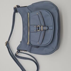 Blue Shoulder Bag